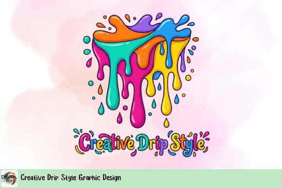 Add Vibrant Energy with Creative Drip Style Graphic Design