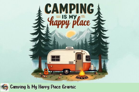 Camping is My Happy Place: A Designer's Graphic Review