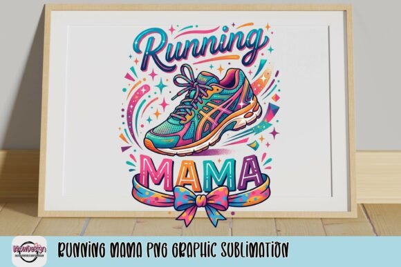 Celebrate Running Mamas with This Vibrant Sublimation Design
