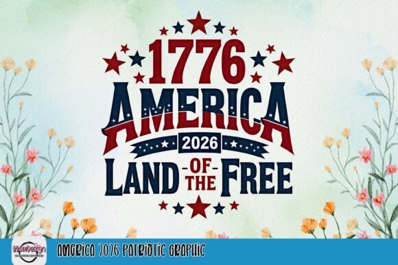 Celebrating 250 Years: The America 2026 Patriotic Graphic