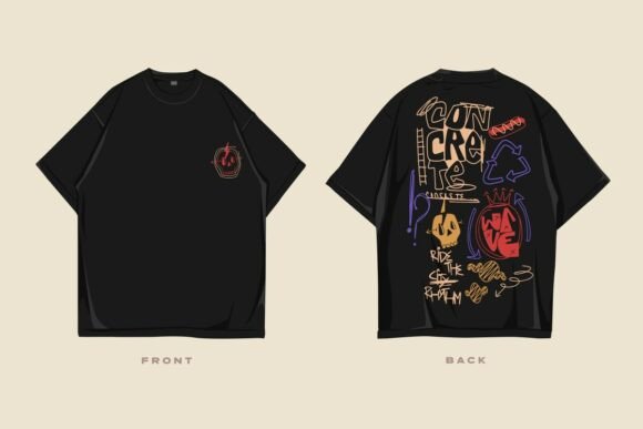 Concrete Wave Urban Graffiti Graphic Tee: Bold Street Style
