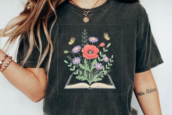 Flower Book Butterfly Graphic Png: A Designer’s Delight