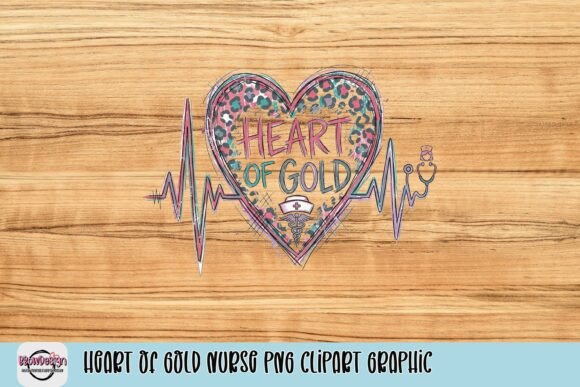 Honor Healthcare Heroes with Heart of Gold Nurse Clipart