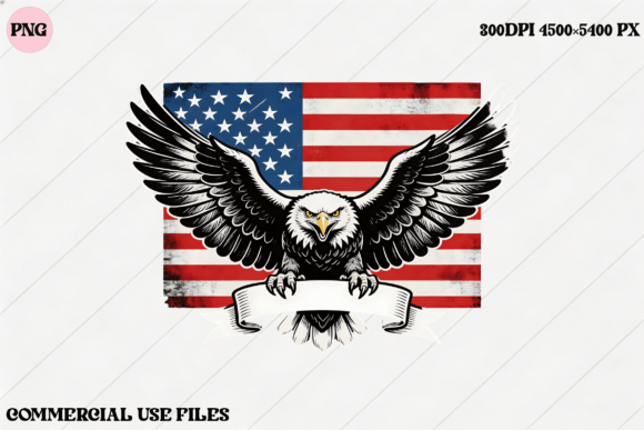 Patriotic Eagle USA Flag Graphic Design: A Powerful Asset for Creators