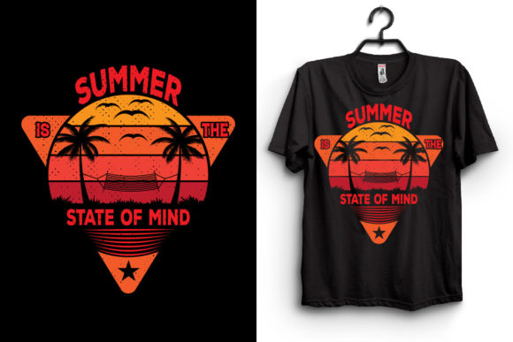Summer T Shirt Graphic Vector: Your Design Asset for Sunny Days